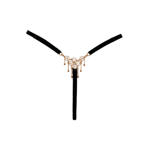 String bijou ouvert noir - Cottelli